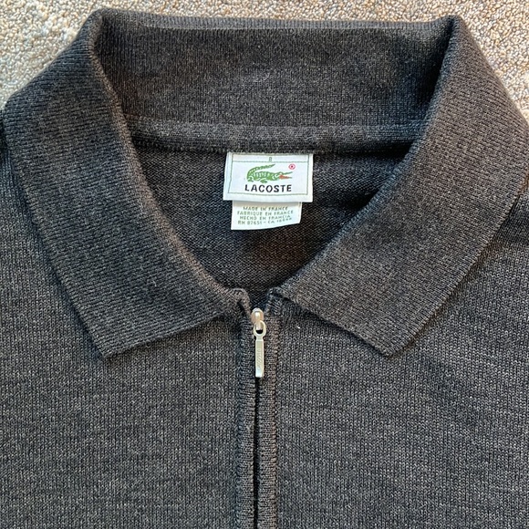 Vintage Lacoste quarter zip wool sweater - Picture 2 of 9